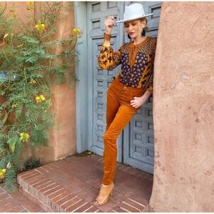 CAbi 3927 Button‎ Fly Skinny micro Corduroy size 14